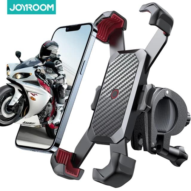 JOYROOM JR-ZS288 Quick Release Bike Phone Mount for 4.7–7 Inch Phones – Black